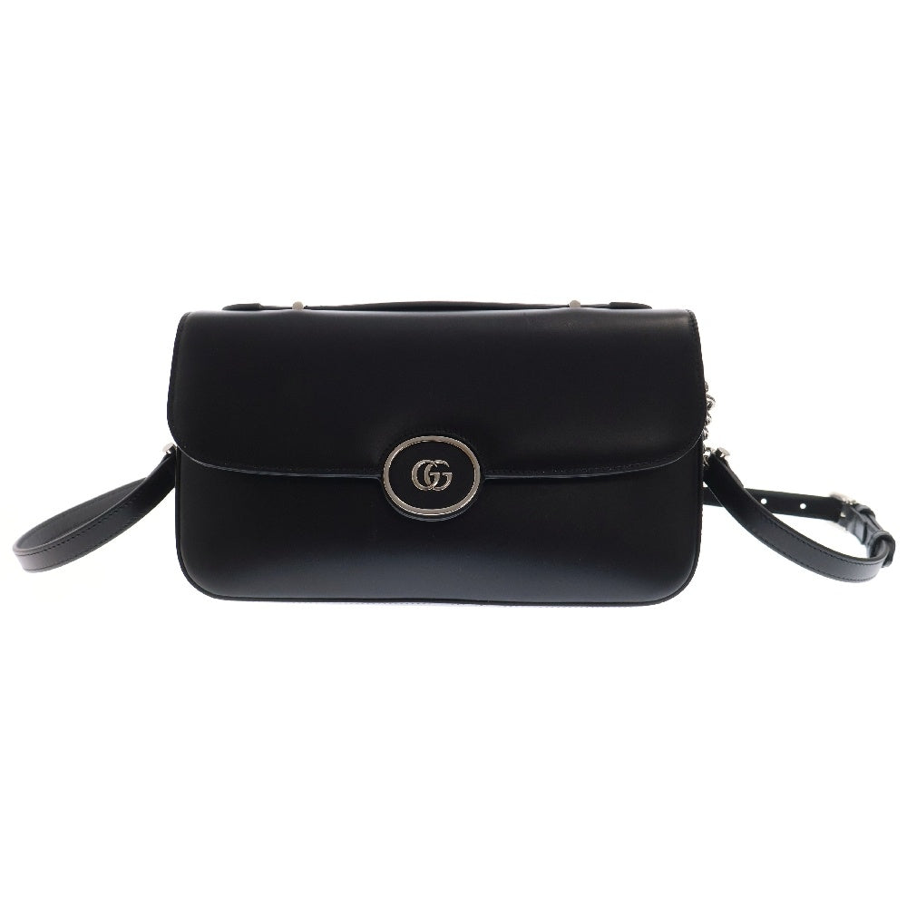 GUCCI(グッチ) プチ GG スモール 2WAY ショルダーバッグ ハンドバック ブラック 739721