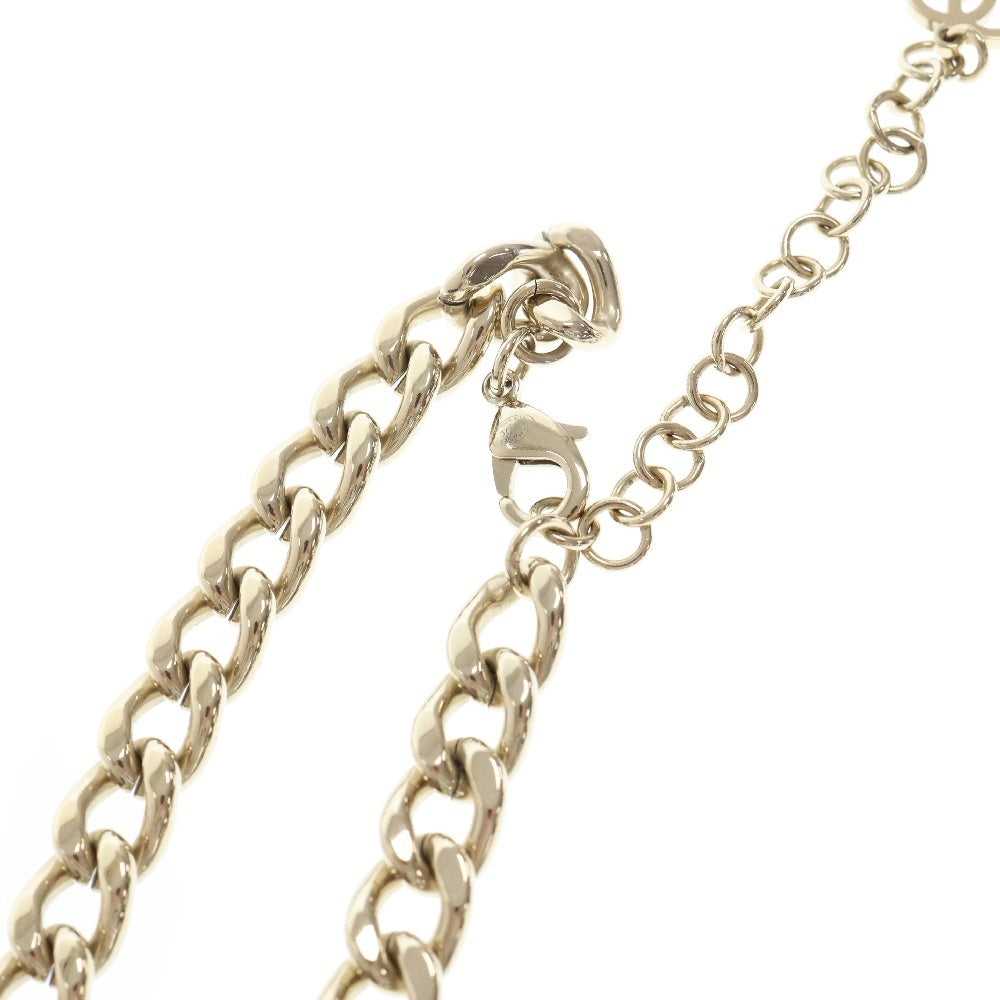 CHANEL(シャネル) ココマーク ラインストーン ロングネックレス ゴールド メタル ペンダント C23C