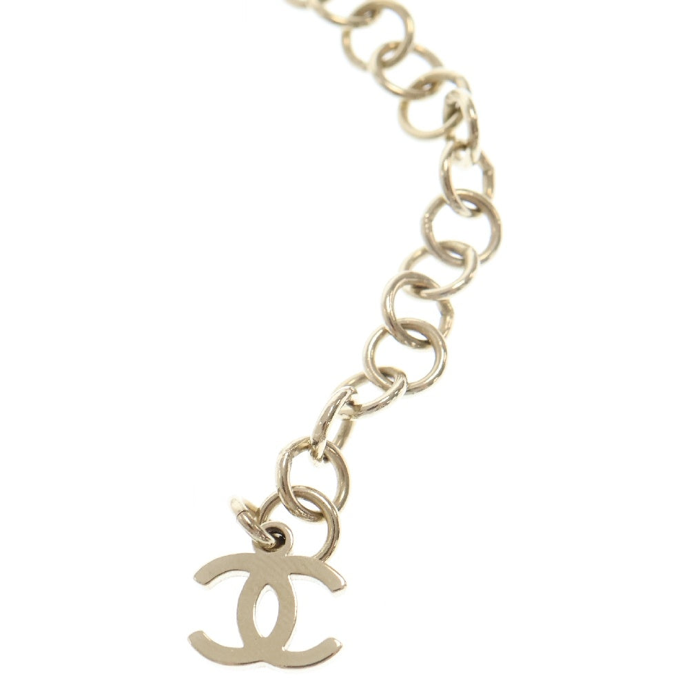 CHANEL(シャネル) ココマーク ラインストーン ロングネックレス ゴールド メタル ペンダント C23C