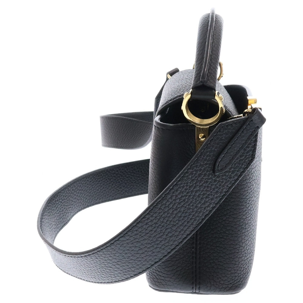 LOUIS VUITTON(ルイヴィトン) カプシーヌMINI トリヨンレザー2WAYショルダーバッグ ハンドバッグ ブラック M56071