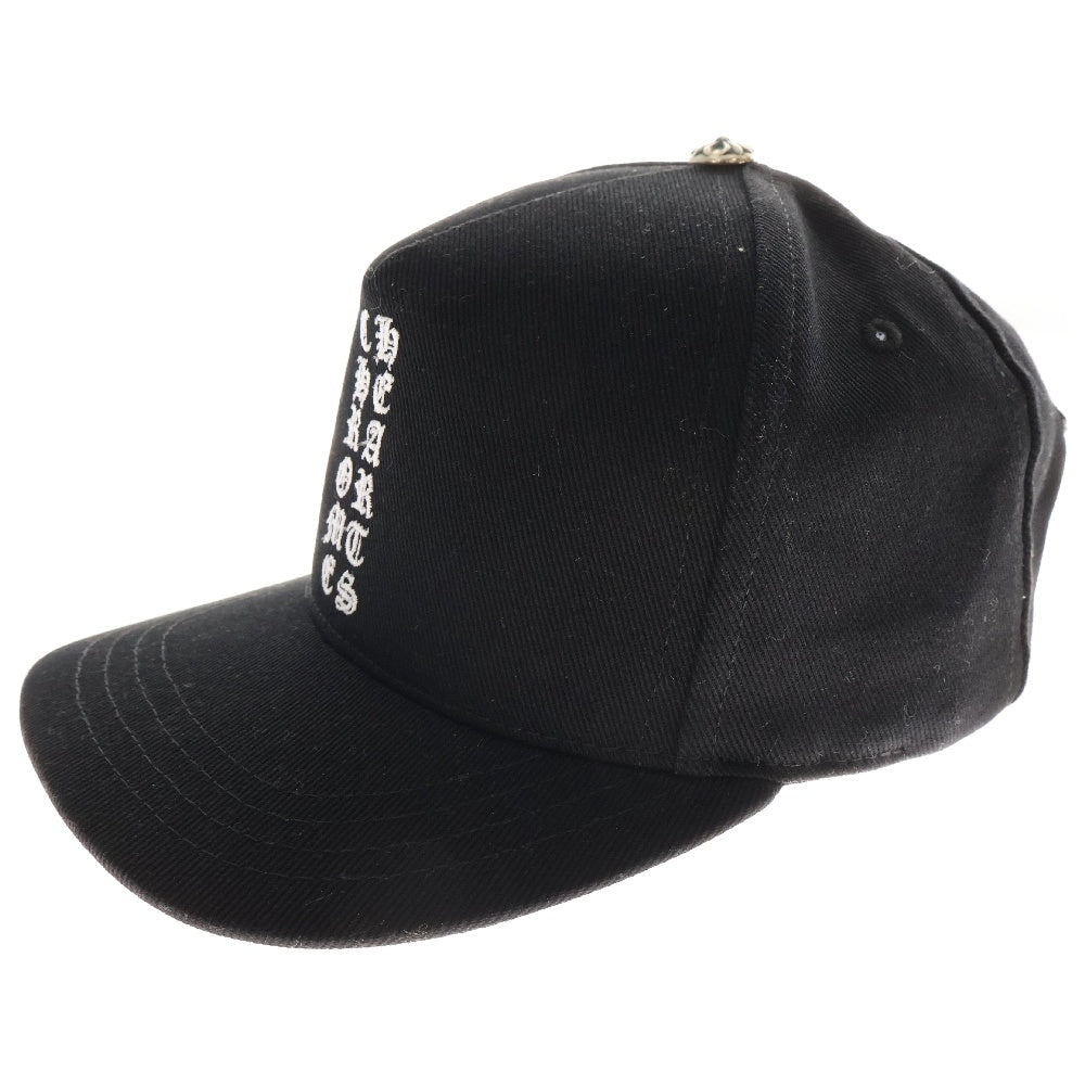 CHROME HEARTS(クロムハーツ) Vertical Logo Hat CHロゴ ベースボールキャップ 帽子 ブラック