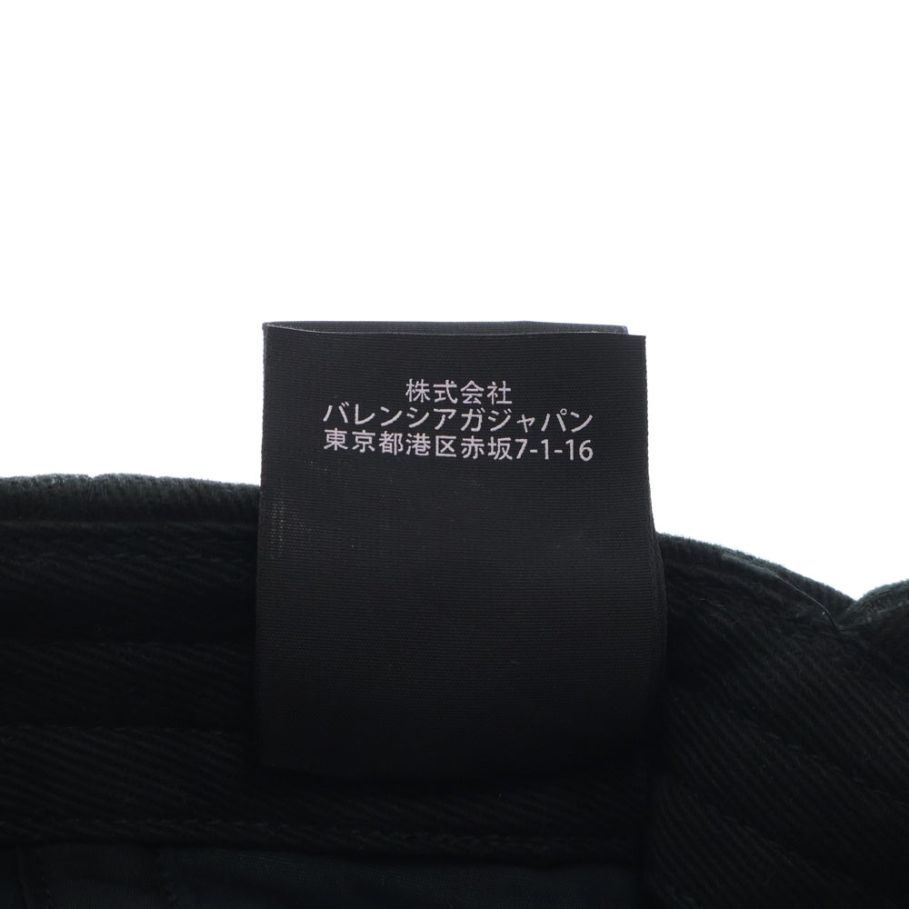 BALENCIAGA(バレンシアガ) ロゴ キャップ ブラック 帽子