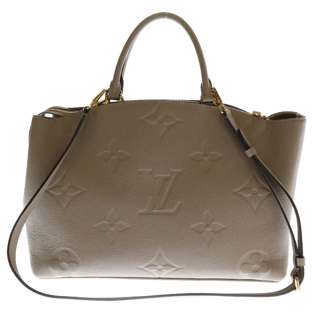 LOUIS VUITTON(ルイヴィトン) モノグラムアンプラント グランパレMM 2WAY レザー ショルダーバッグ ハンドバッグ ベージュ レディース M45833