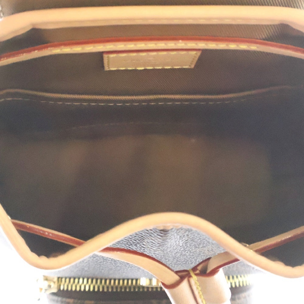 LOUIS VUITTON(ルイヴィトン) モノグラム モンスリミニ レザー バックパック リュック ブラウン レディース M11199
