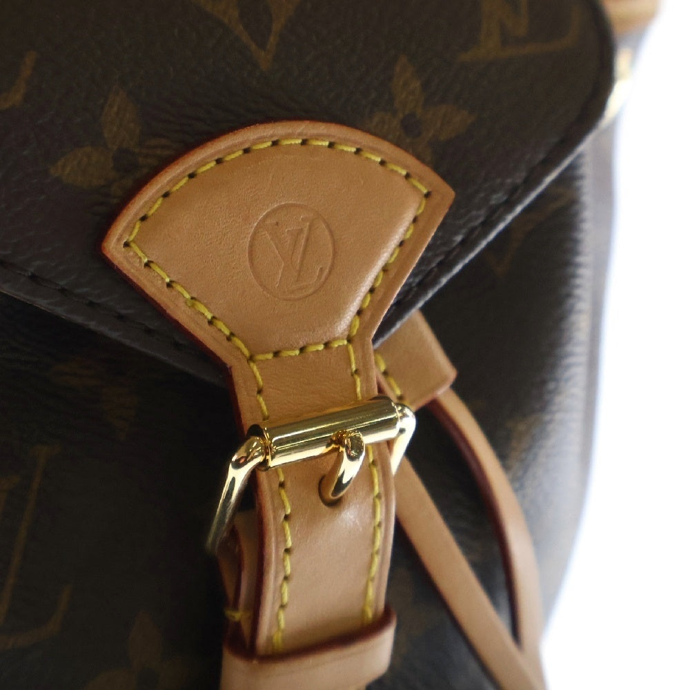 LOUIS VUITTON(ルイヴィトン) モノグラム モンスリミニ レザー バックパック リュック ブラウン レディース M11199