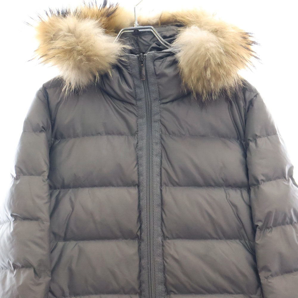 MONCLER(モンクレール) NANTESFURnantesfur ナンテスファー ダウンコート ジャケット グレー レディース