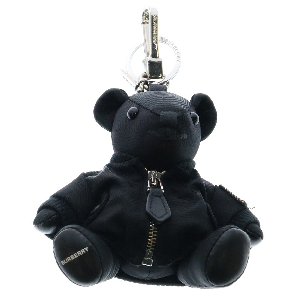BURBERRY(バーバリー) ベア チャーム キーホルダー 黒 MA1 ブルゾン