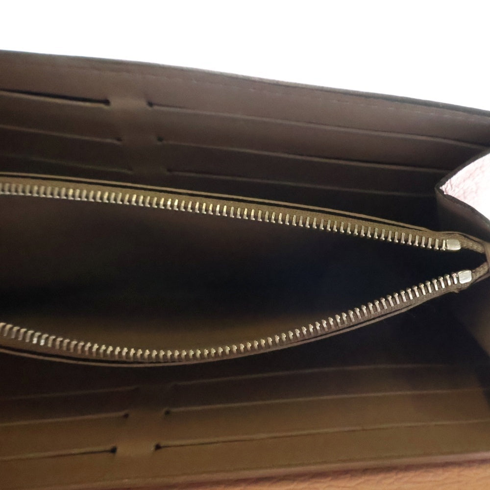 LOUIS VUITTON(ルイヴィトン) ポルトフォイユ・カプシーヌ マグノリア ロングウォレット 長財布 ベージュ シルバー金具 M61250