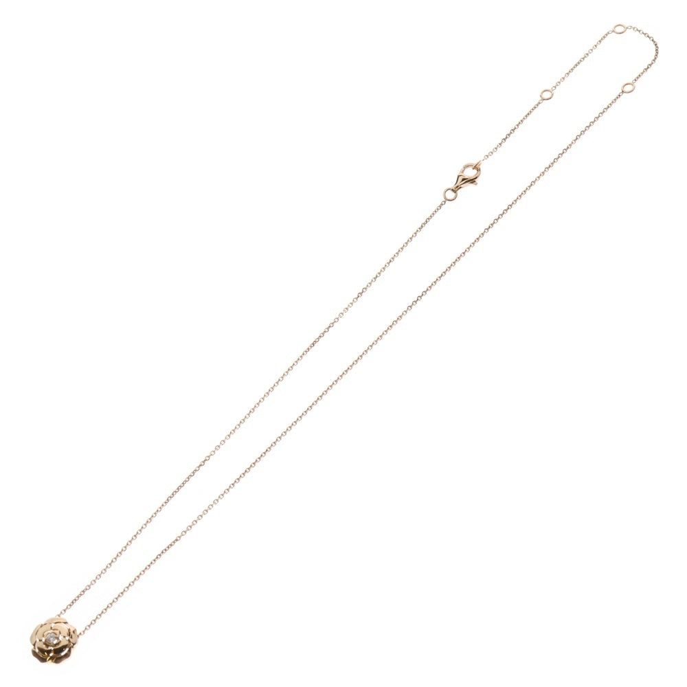 CHANEL(シャネル) カメリア 1P ダイヤモンド ネックレス K18PG ピンクゴールド ジュエリー レディース