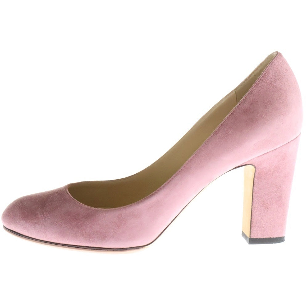 JIMMY CHOO(ジミーチュウ) ヒールパンプス シューズ スウェード ピンク 37 1/2 レディース