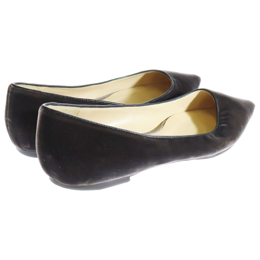 JIMMY CHOO(ジミーチュウ) パンプス シューズ スウェード ブラウン 37 レディース