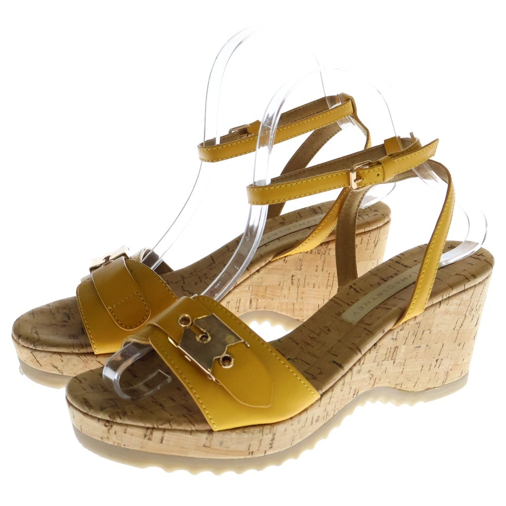 STELLA McCARTNEY(ステラマッカートニー) ウェッジサンダル シューズ イエロー 厚底 レディース