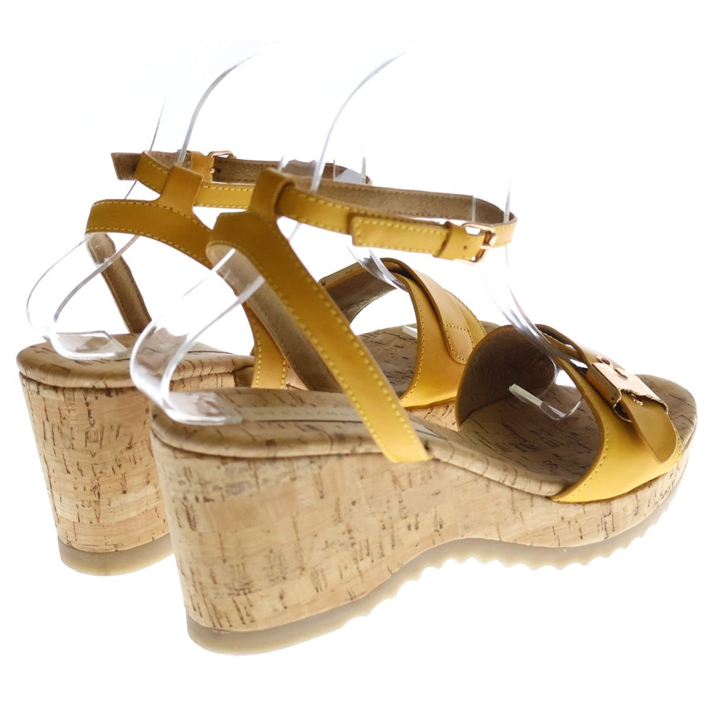 STELLA McCARTNEY(ステラマッカートニー) ウェッジサンダル シューズ イエロー 厚底 レディース