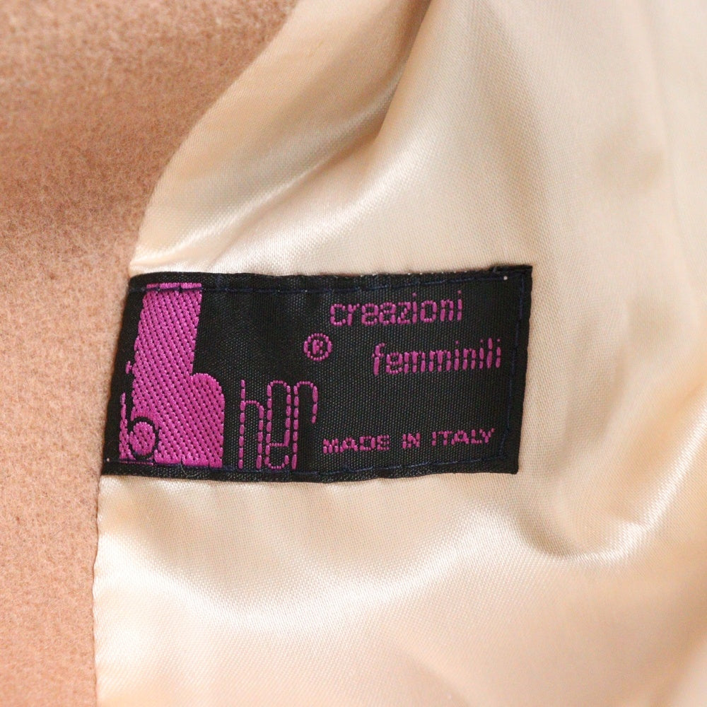 creazioni femminili(クレアツィオーニ フェンミニリ) 金ボタンコート ピンク 〇