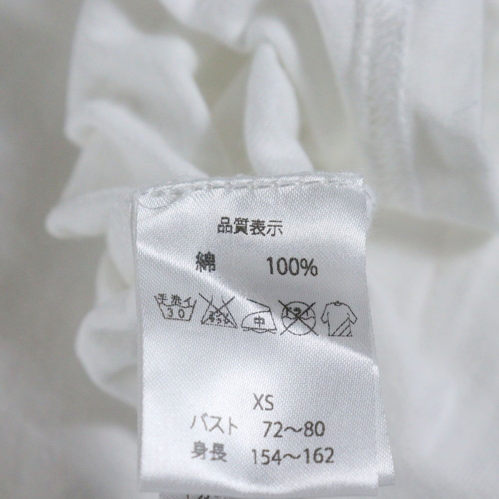 HOLLYWOODMADE(ハリウッドメイド) Hプリント 半袖Tシャツ ホワイト 〇