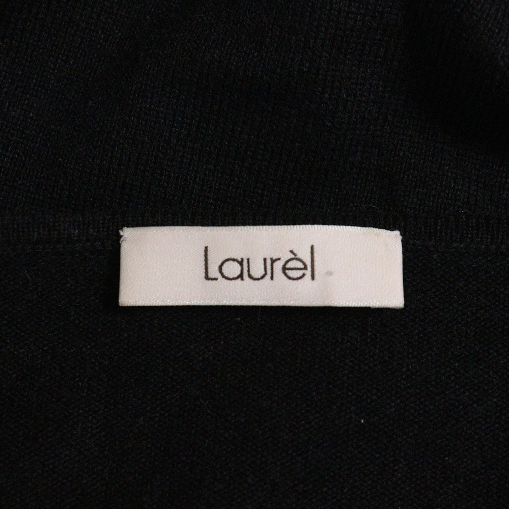 Laurel(ローレル) 長袖ニットセーター ブラック レディース 〇