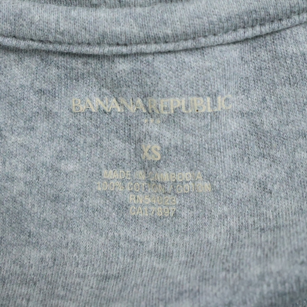 BANANA REPUBLIC(バナナリパブリック) Vネック 半袖Tシャツ カットソー グレー レディース