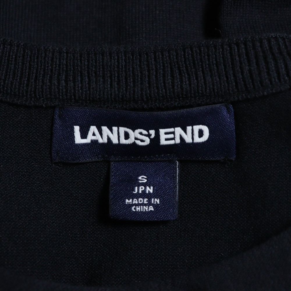 LANDS END(ランズエンド) ランズエンド 長袖カーディガン ブラック 〇