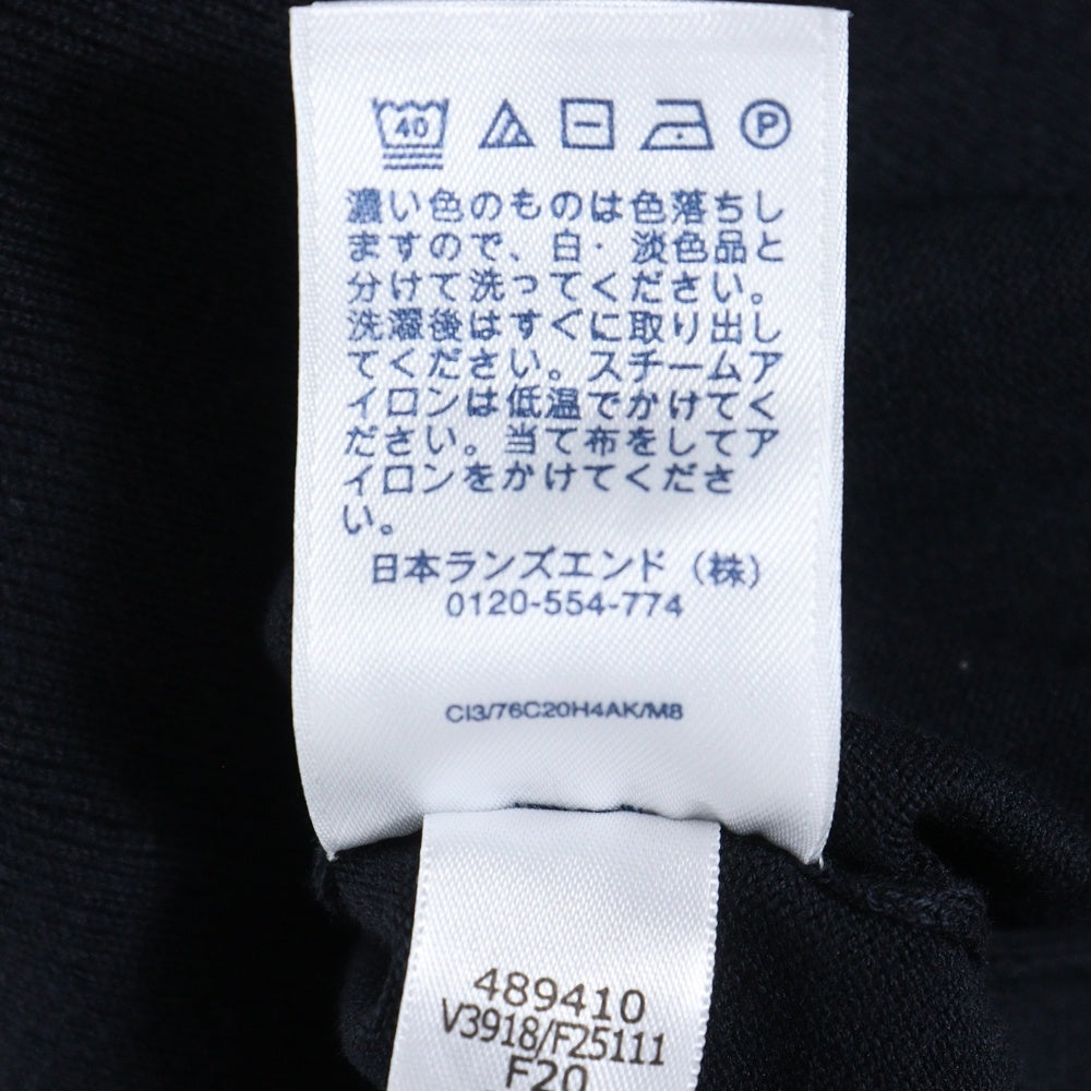 LANDS END(ランズエンド) ランズエンド 長袖カーディガン ブラック 〇