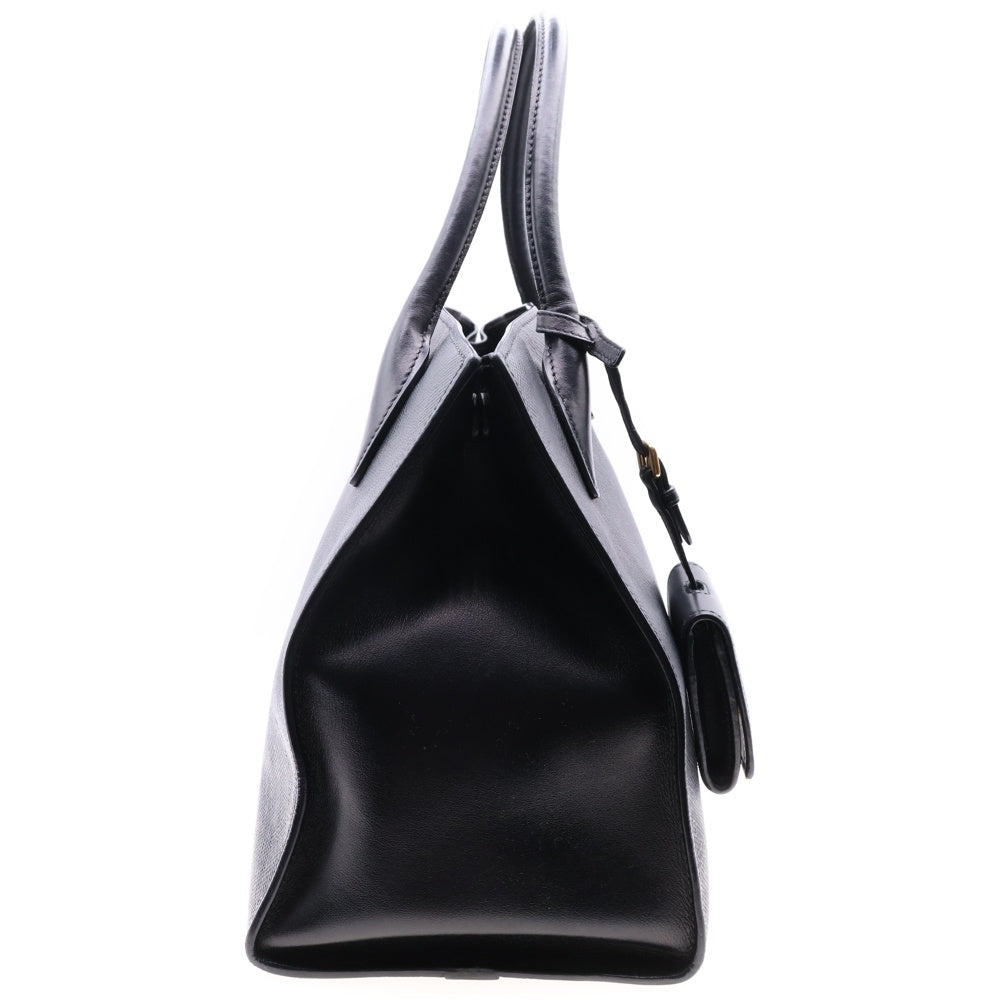 PRADA(プラダ) モノクローム 2way ショルダーバッグ サフィアノ ブラック レザー 1BA156