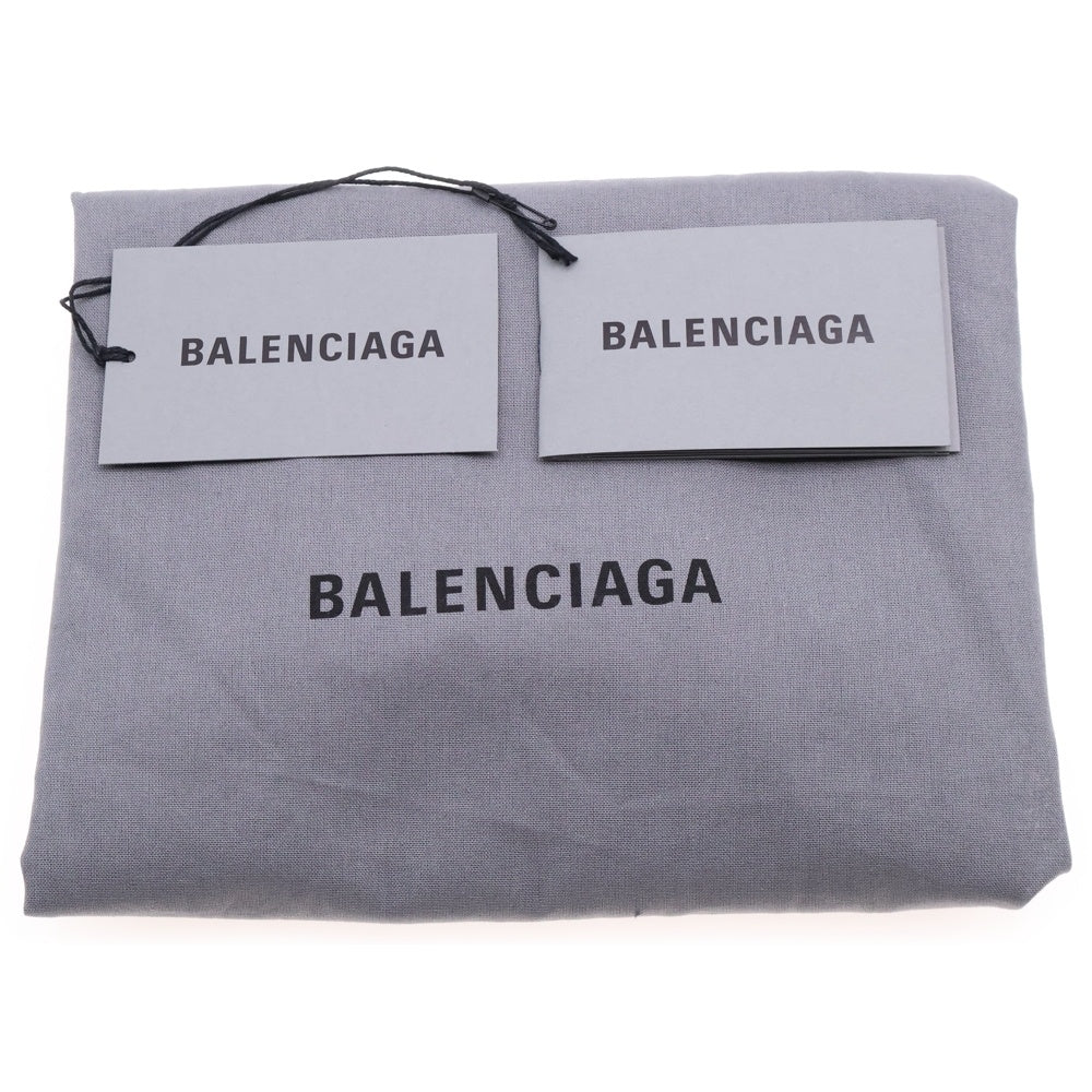 BALENCIAGA(バレンシアガ) BISTRO ビストロ バスケット XS 2WAY ハンド ショルダーバッグパテント ブラック/ブラウン 671342