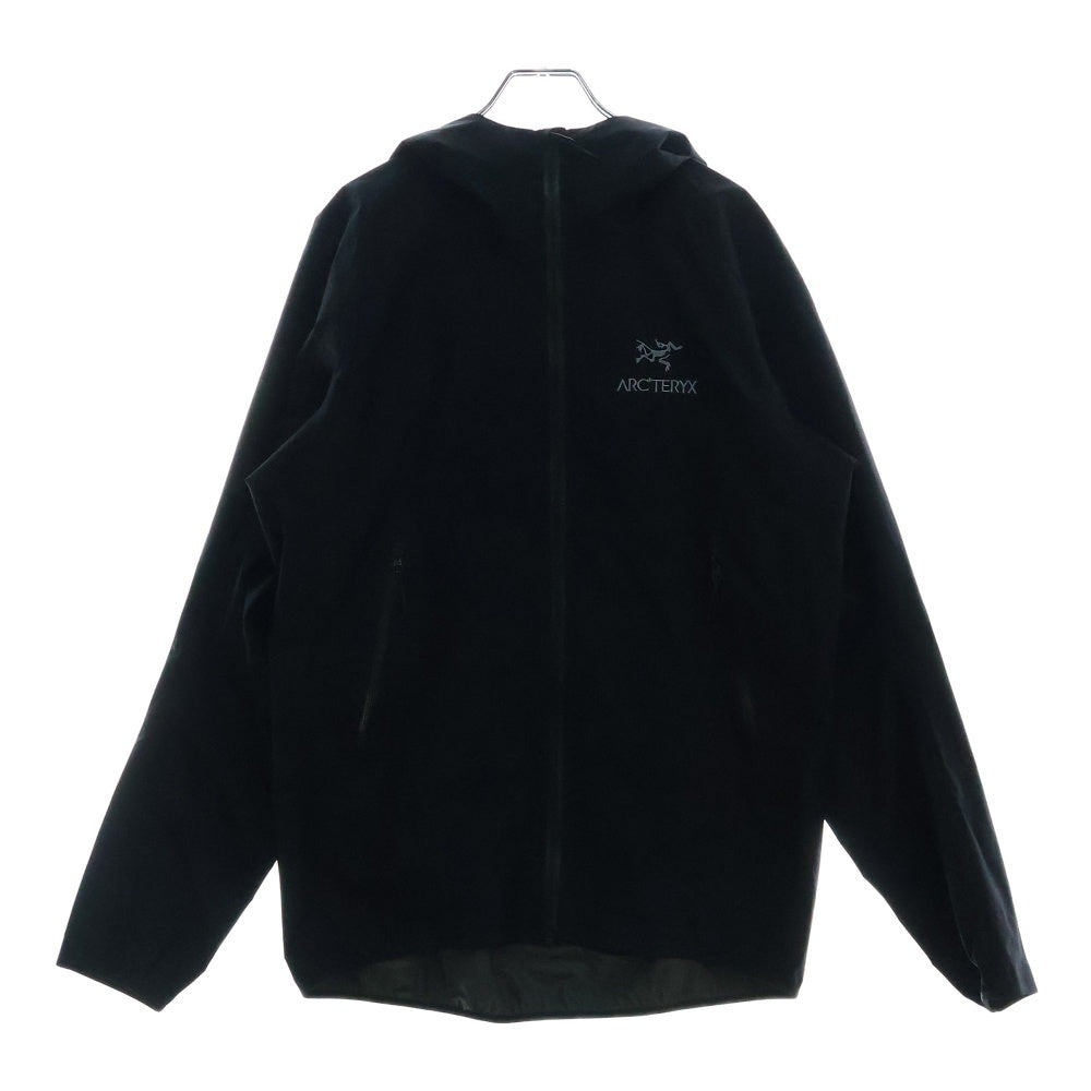 ARC'TERYX(アークテリクス) ZETA FL JACKET GORE-TEX ゼータ FL ロゴ刺繍 ジップアップ フーデッド ナイロン ジャケット パーカー ブラック 23933-121936