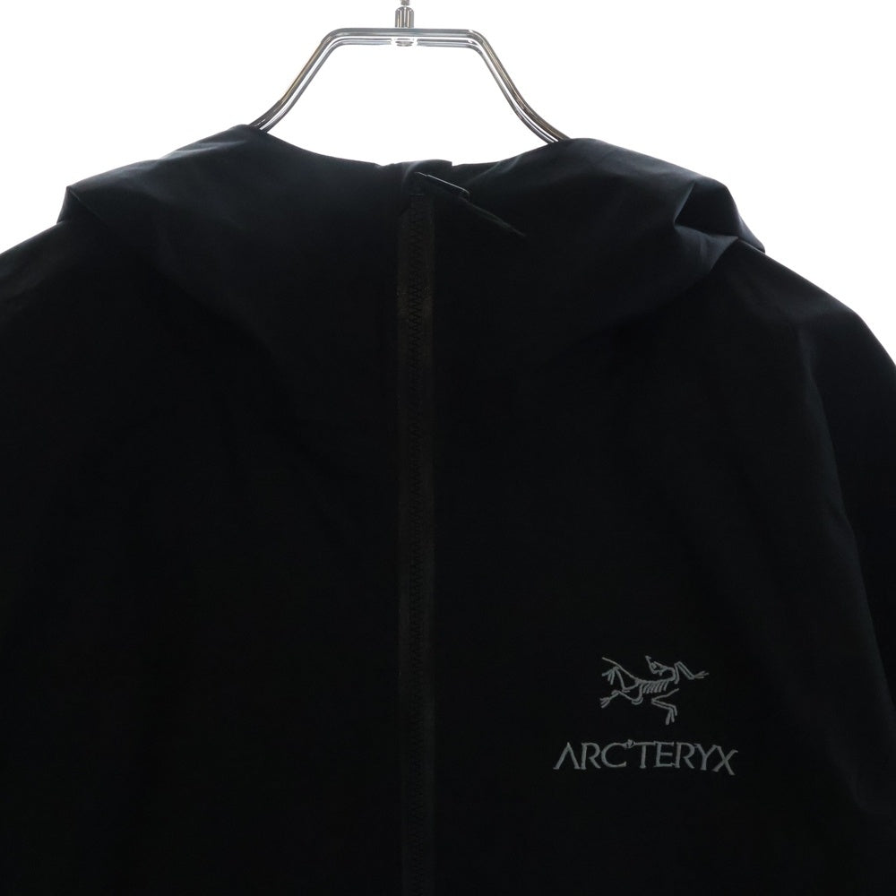 ARC'TERYX(アークテリクス) ZETA FL JACKET GORE-TEX ゼータ FL ロゴ刺繍 ジップアップ フーデッド ナイロン ジャケット パーカー ブラック 23933-121936