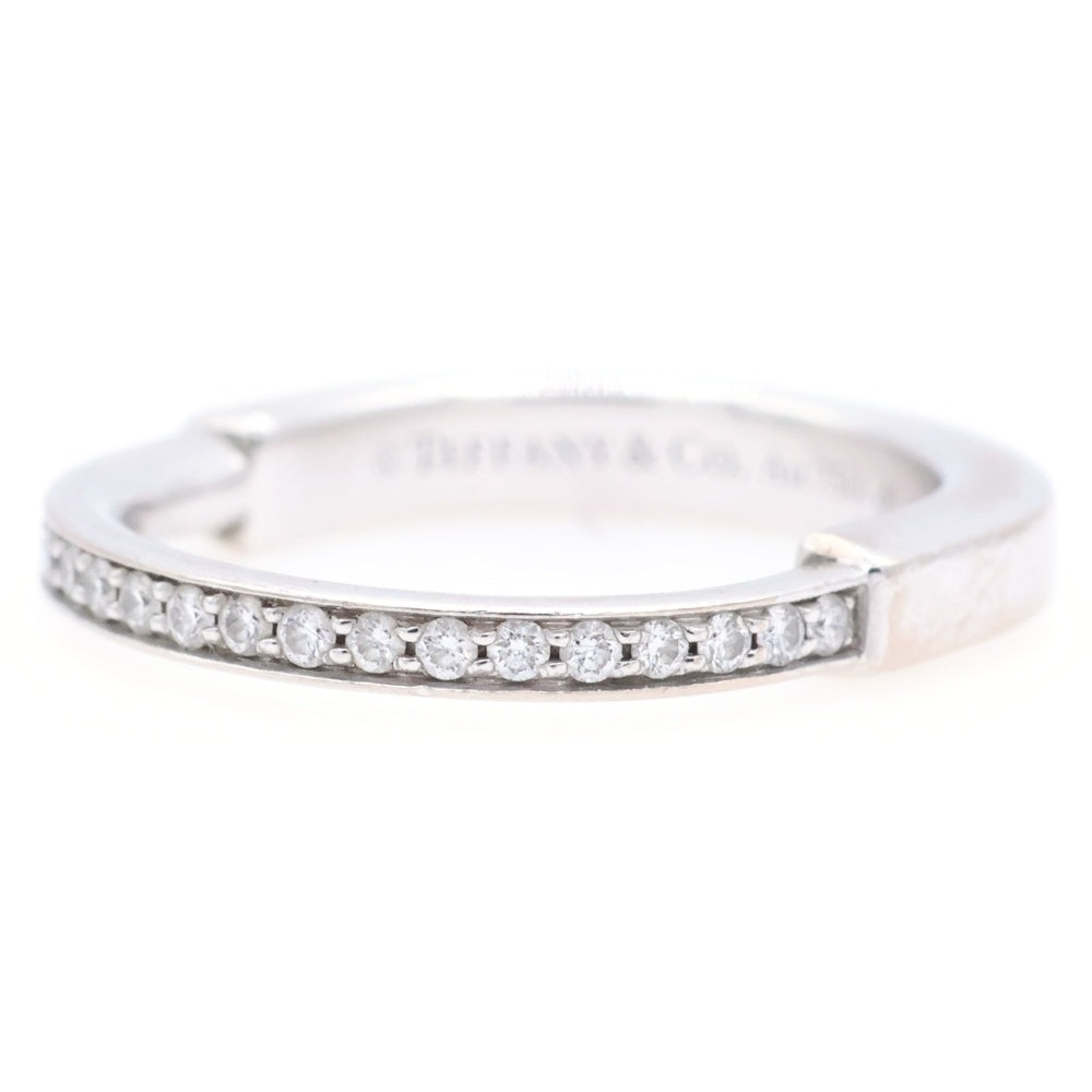 TIFFANY&Co(ティファニー) ロック ダイヤ リング Au750 K18 WG ホワイトゴールド D0.13ct 指輪