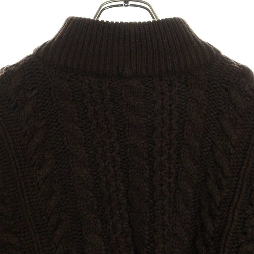 HERMES(エルメス) カシミヤ モヘア ニット ブラウン 36