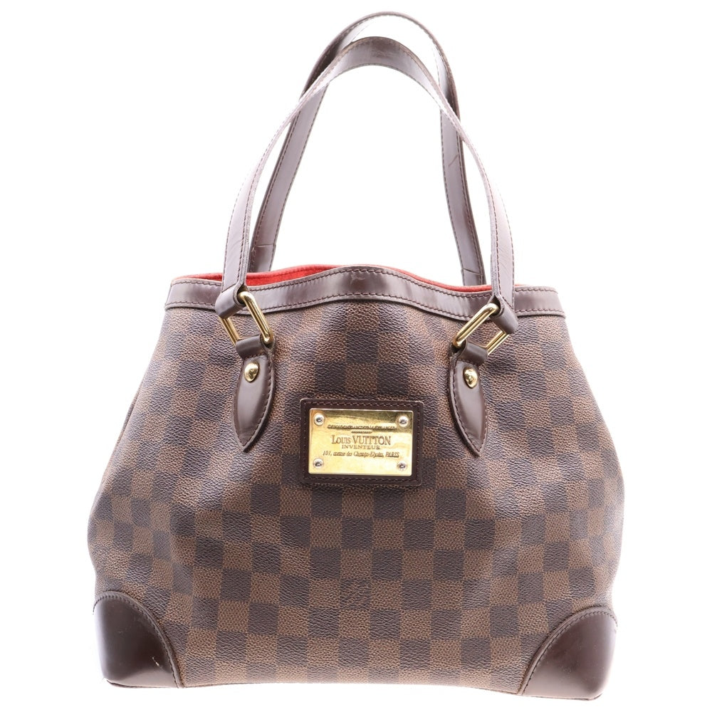 LOUIS VUITTON(ルイヴィトン) ダミエ ハムステッドPM ハンドバッグ ブラウン PVCレザー M51205