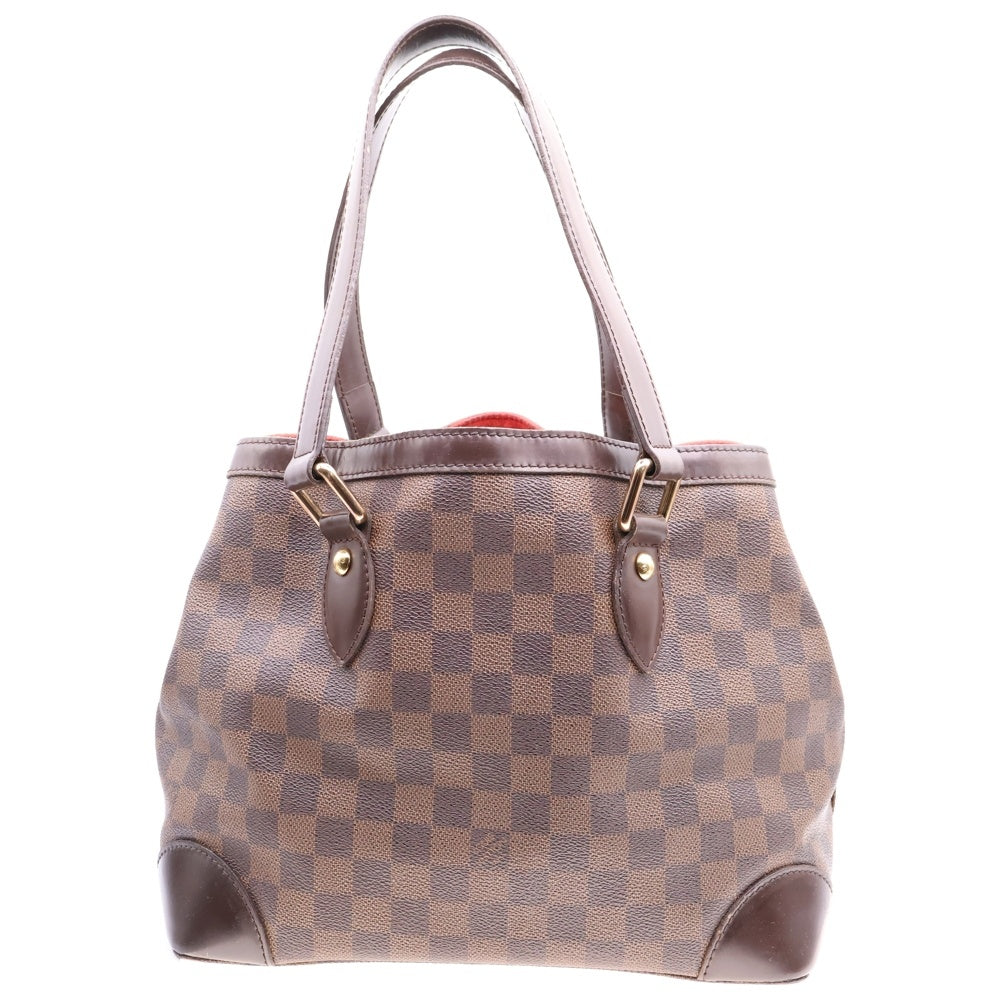 LOUIS VUITTON(ルイヴィトン) ダミエ ハムステッドPM ハンドバッグ ブラウン PVCレザー M51205
