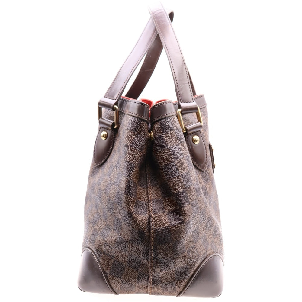 LOUIS VUITTON(ルイヴィトン) ダミエ ハムステッドPM ハンドバッグ ブラウン PVCレザー M51205