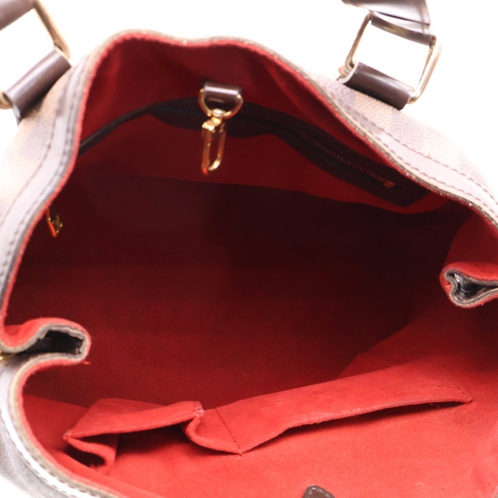 LOUIS VUITTON(ルイヴィトン) ダミエ ハムステッドPM ハンドバッグ ブラウン PVCレザー M51205