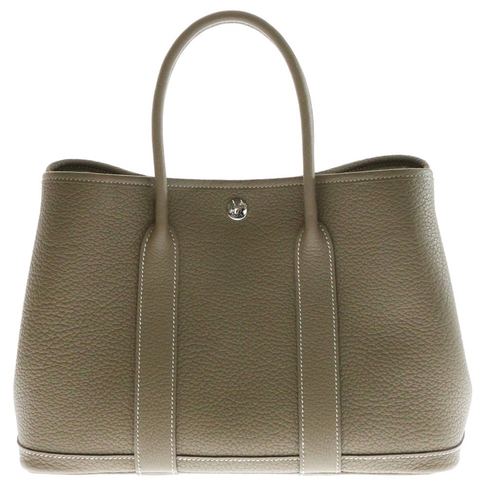 HERMES(エルメス) ガーデンパーティTPM エトゥープ ネゴンダ U刻印 シルバー金具 ハンドバッグ