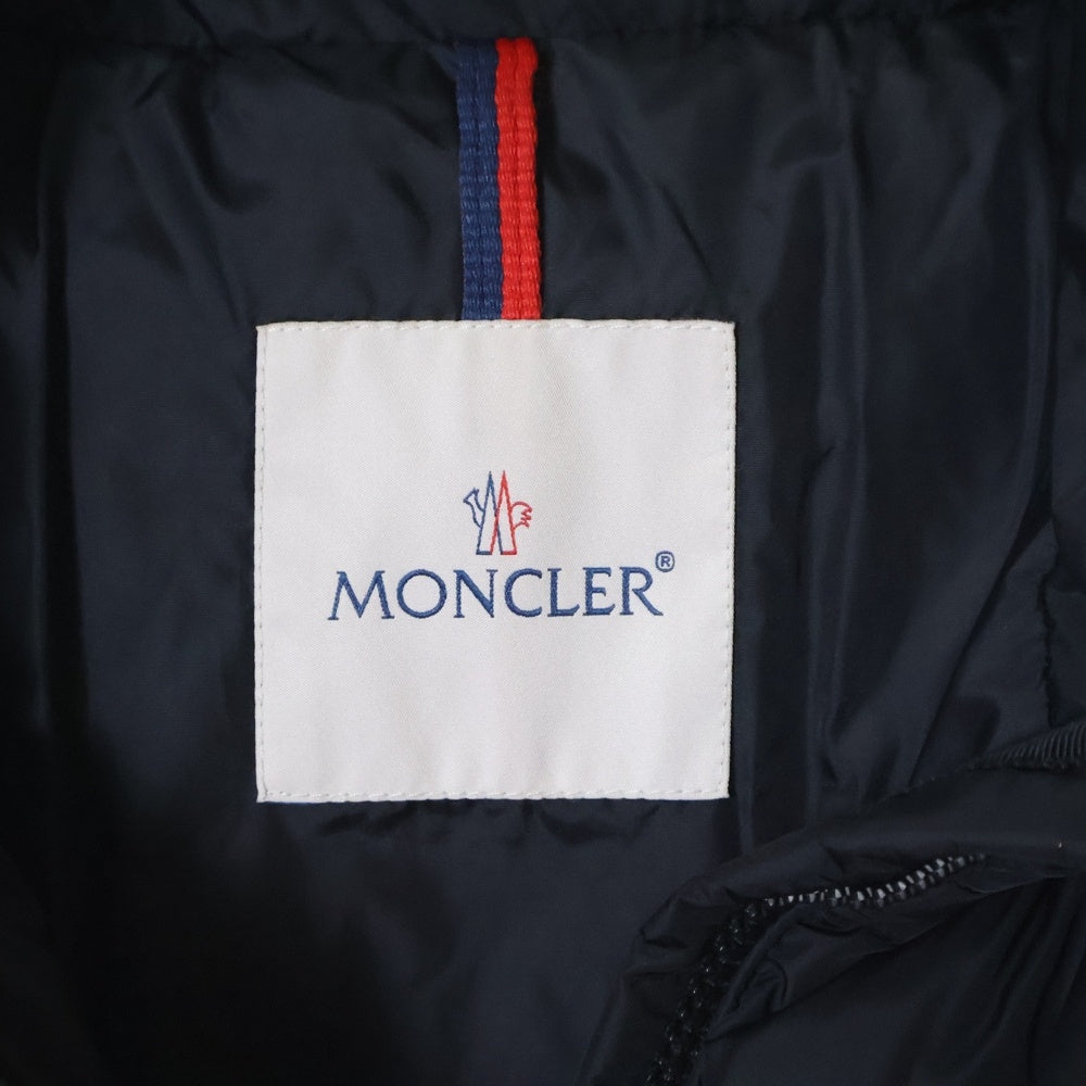 MONCLER(モンクレール) 20AW MARQUER GIUBBOTTO マルケ ワッペンロゴ ジップアップ ダウンジャケット ブラック F20931A58900 C0230