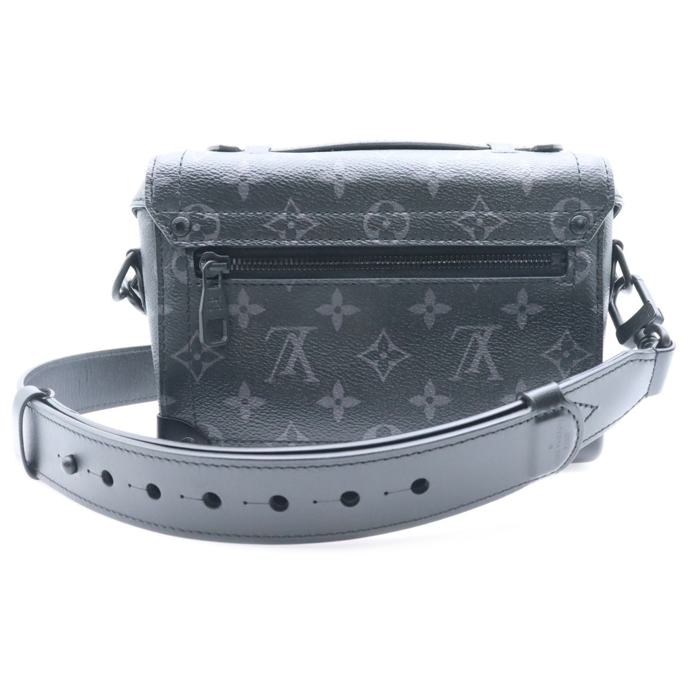 LOUIS VUITTON(ルイヴィトン) モノグラムエクリプス ソウルトランク ショルダーバッグ ハンドバッグ ブラック PVCレザー RFID M11743