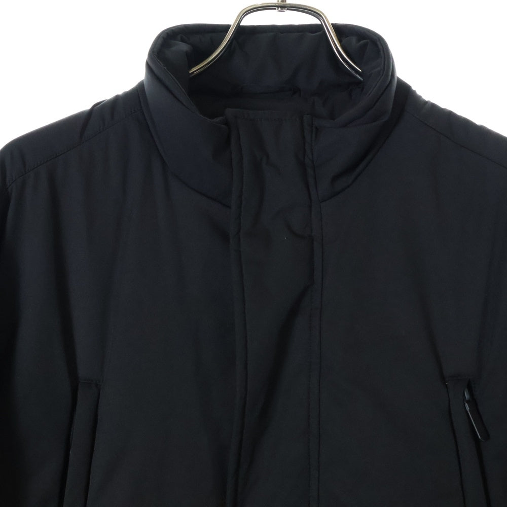 EMPORIO ARMANI(エンポリオアルマーニ) バックロゴプレート マルチポケット ジップアップ ダウンジャケット ブラック 6G1BB3 1NPCZ