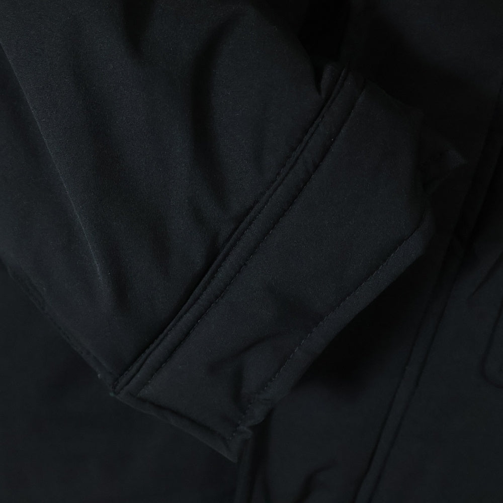 EMPORIO ARMANI(エンポリオアルマーニ) バックロゴプレート マルチポケット ジップアップ ダウンジャケット ブラック 6G1BB3 1NPCZ