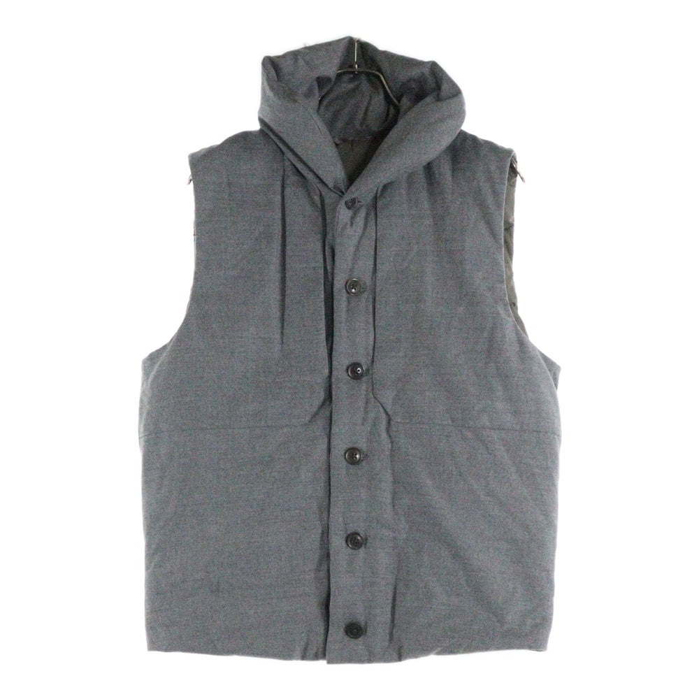 Paul Smith(ポールスミス) ウール リフレクター切り替え ダウンベスト グレー