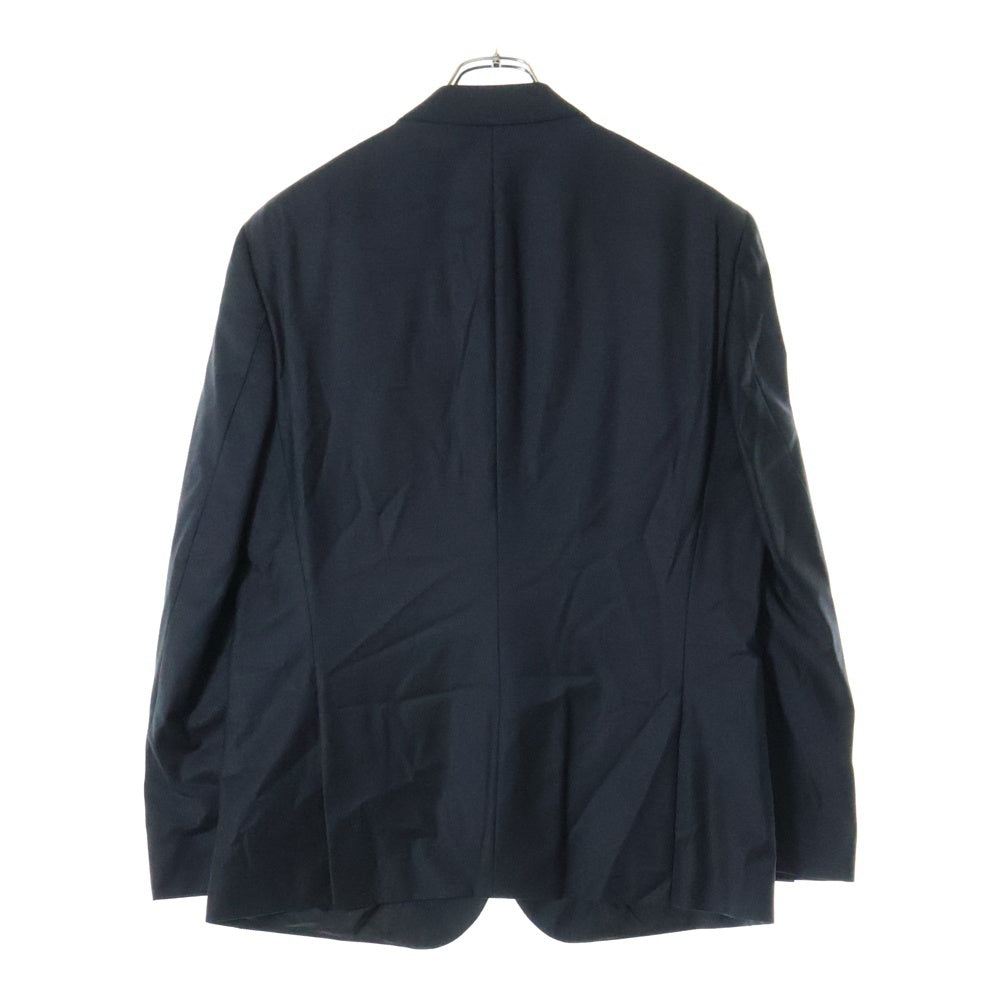 HUGO BOSS(ヒューゴボス) スーツセットアップ ウール 2B テーラードジャケット ノータック スラックスパンツ ブラック 10175609