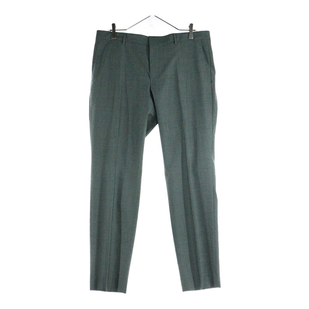 GUABELLO(グアベロ) ×HUGO BOSS ヒューゴ ボス セットアップスーツ ウール 2B テーラードジャケット ノータック スラックスパンツ グリーン 10206004