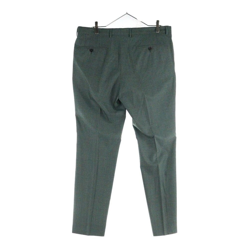 GUABELLO(グアベロ) ×HUGO BOSS ヒューゴ ボス セットアップスーツ ウール 2B テーラードジャケット ノータック スラックスパンツ グリーン 10206004
