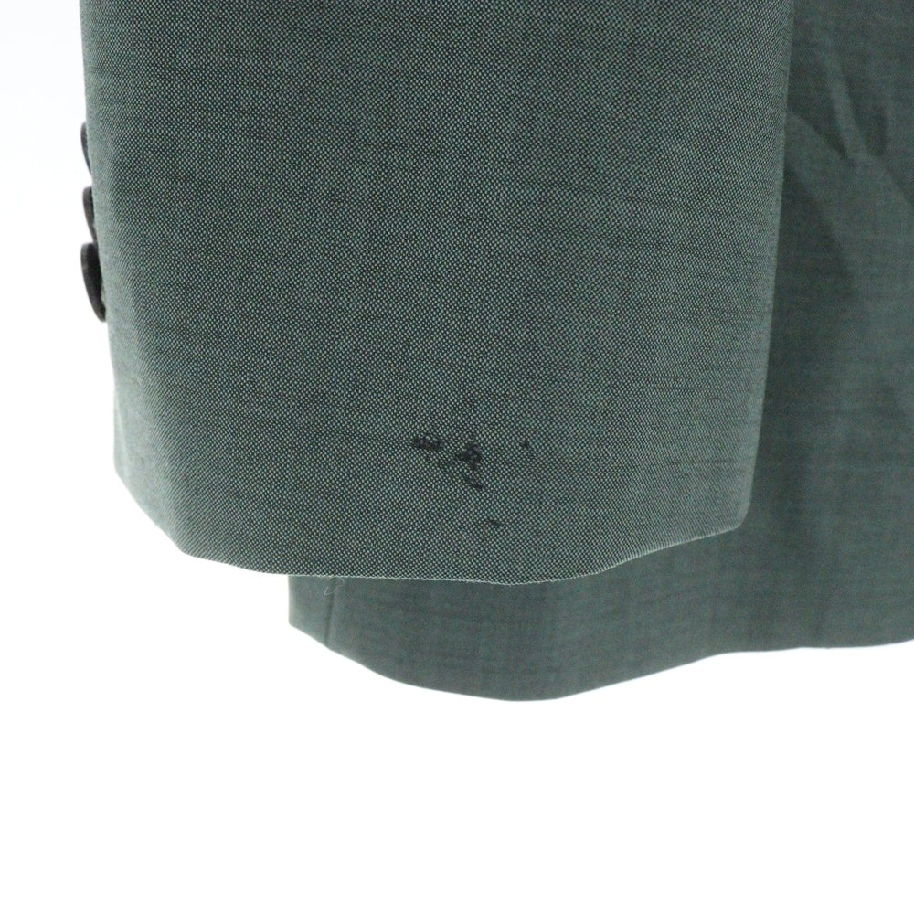 GUABELLO(グアベロ) ×HUGO BOSS ヒューゴ ボス セットアップスーツ ウール 2B テーラードジャケット ノータック スラックスパンツ グリーン 10206004