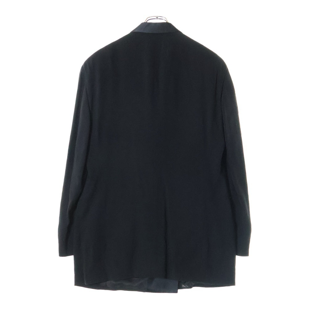 GIORGIO ARMANI(ジョルジオアルマーニ) セットアップ タキシードスーツ ウールショールカラー ダブルブレスト 2B テーラード スモーキングジャケット 2タック サイドライン スラックスパンツ 721920