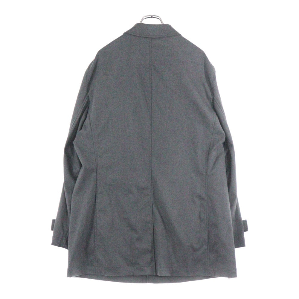 ARMANI COLLEZIONI(アルマーニ コレツィオーニ) ビスコース混 ステンカラーコート グレー 2ZI98W ZZ070