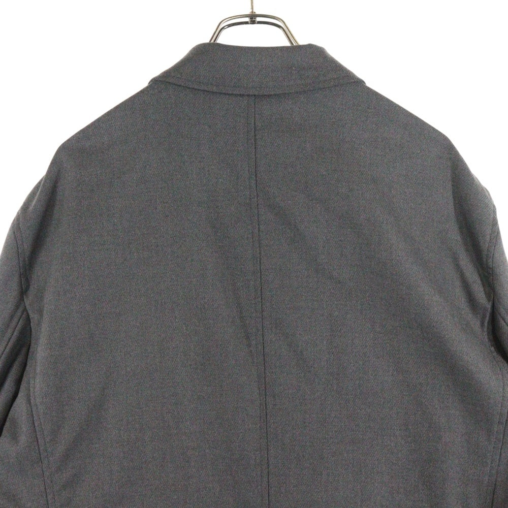ARMANI COLLEZIONI(アルマーニ コレツィオーニ) ビスコース混 ステンカラーコート グレー 2ZI98W ZZ070