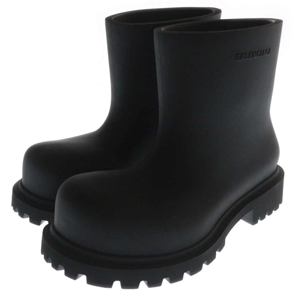 BALENCIAGA(バレンシアガ) 24SS 770589 STEROID BOOT ラバー ステロイドブーツ ハイカット ブラック