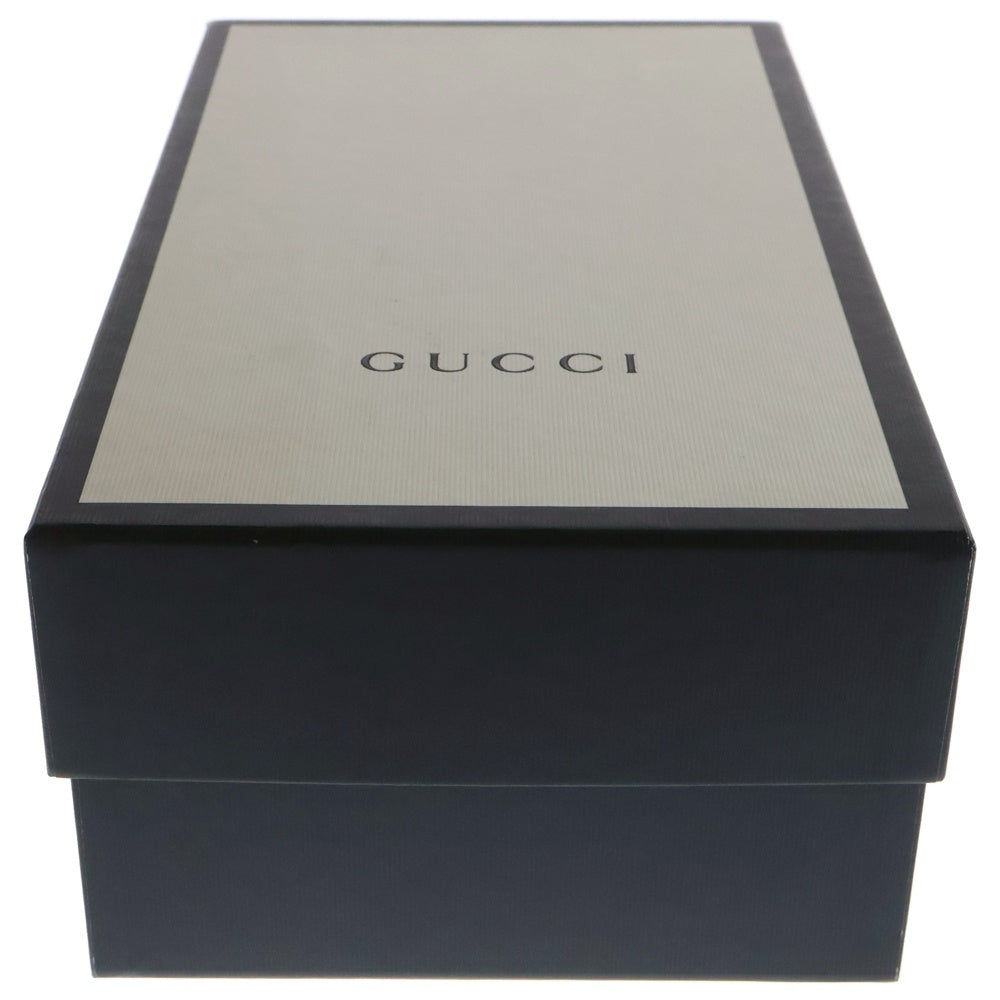 GUCCI(グッチ) インターロッキングG ウェブ シェリーライン タッセル レザー ローカット ドライビングシューズ ローファー ブラック 575642