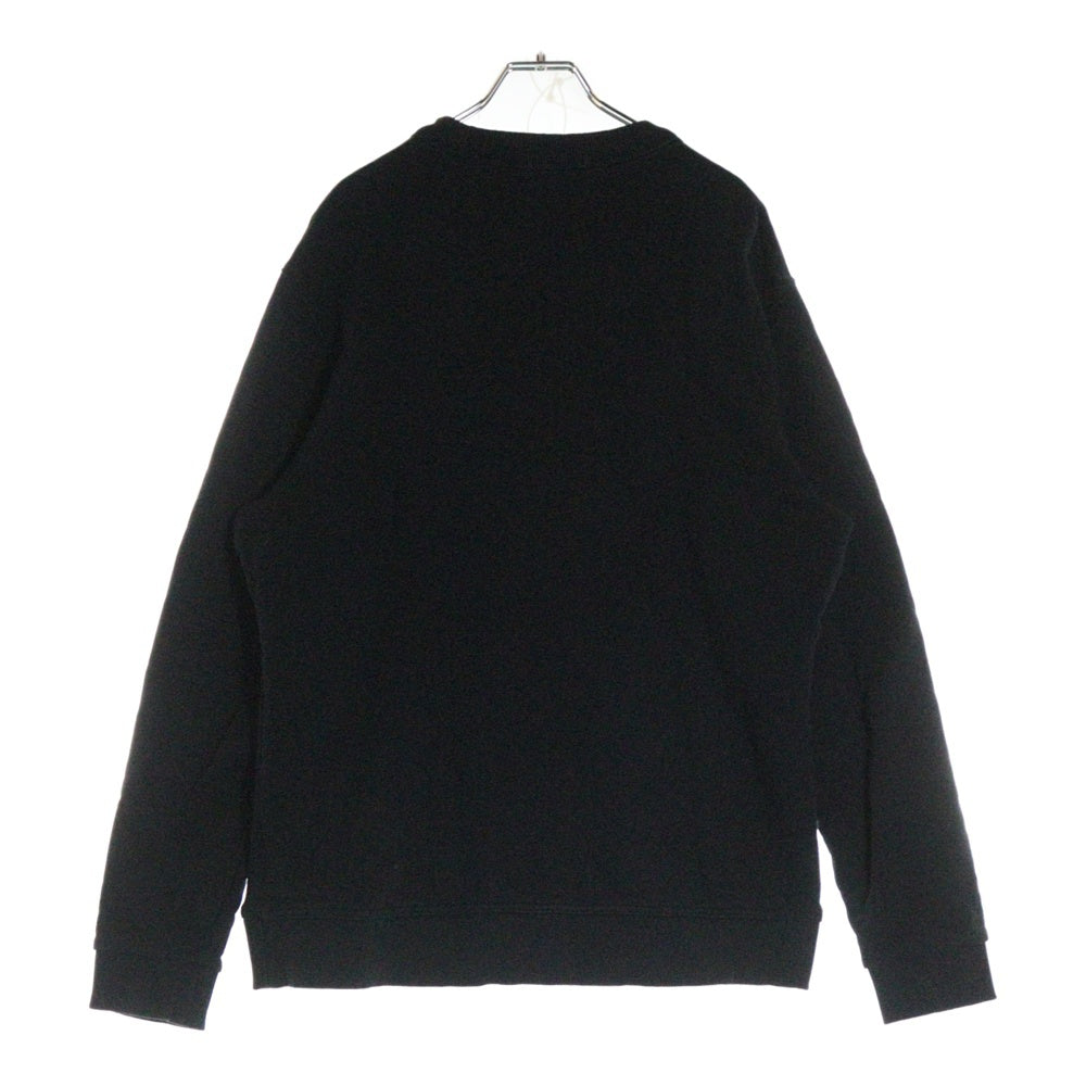 BURBERRY(バーバリー) 19AW HORSEFERRY ホースフェリー ロゴプリント クルーネック プルオーバースウェットトレーナー ブラック 8017228