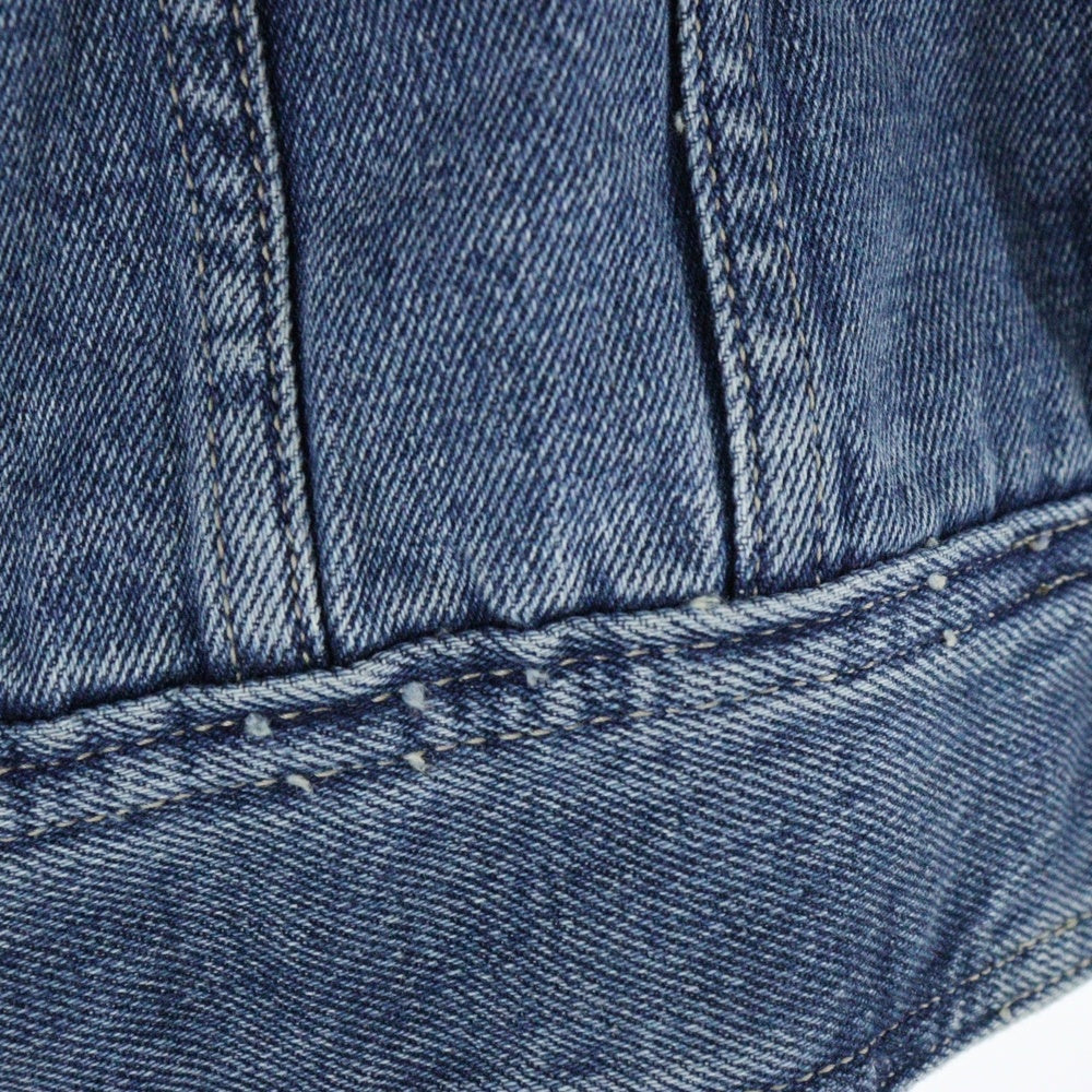 HARLEY DAVIDSON(ハーレーダビッドソン) BAR & SHIELD LOGO DENIM JACKET バー アンド シールド バックロゴ刺繍 デニム トラッカージャケット インディゴ 99040-08VM
